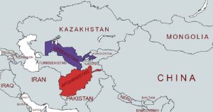 Uzbekistan map